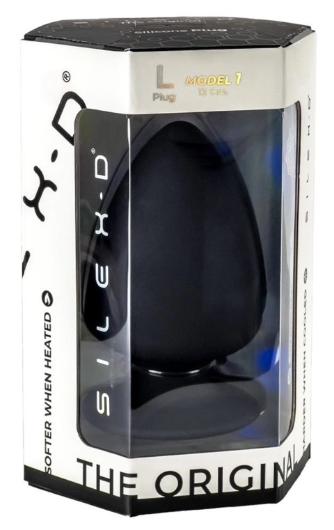Silexd Plug Czarny 13cm - Termoaktywny Model Anatomiczny Silexpan