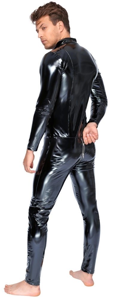 Black Level Kombinezon Męski S Czarny z 3-kierunkowym Zamkiem