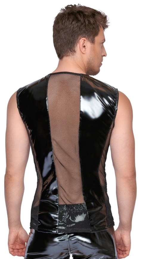 Black Level Koszulka Vinylowa Bez Rękawow Siateczka 2XL Czarna