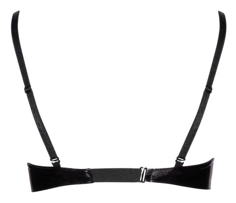 Black Level Biustonosz Vinylowy 80D Czarny Regulowane Ramiączka