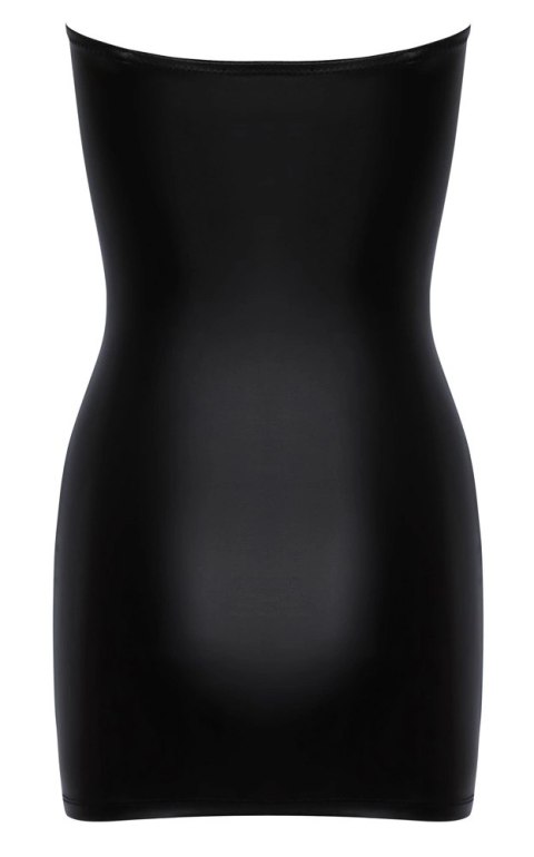 Cottelli PARTY sukienka bez ramiączek czarna matowa L złote oczka