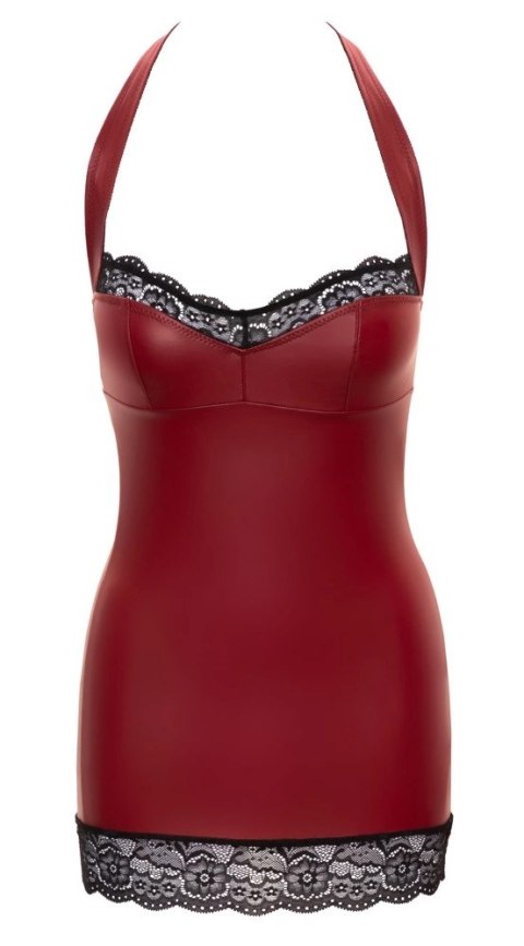 Cottelli PARTY Mini sukienka czerwona z koronką XL elegancka