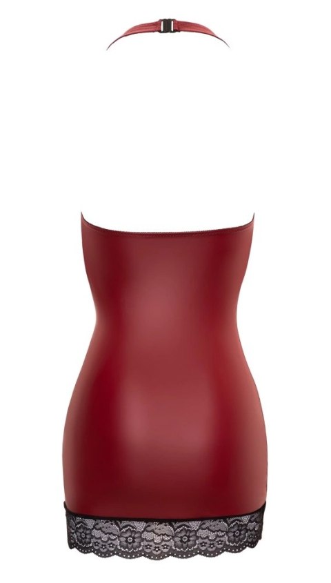 Cottelli PARTY Mini sukienka czerwona z koronką XL elegancka