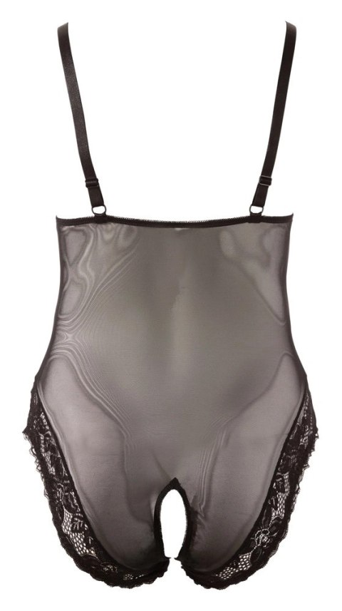 Cottelli CURVES Body 3XL z koronką i siatką Powernet, regulowane ramiączka