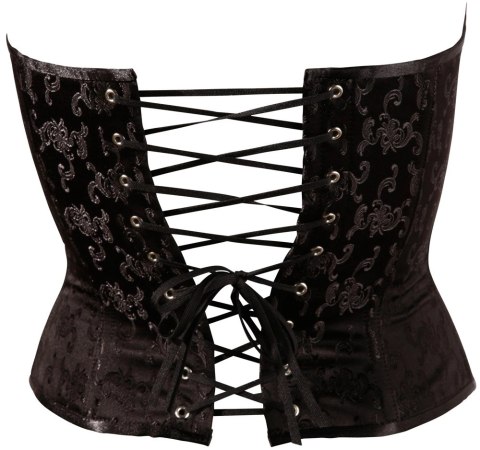 Cottelli PARTY Gorset Brokatowy Czarny L Anatomiczny Fason