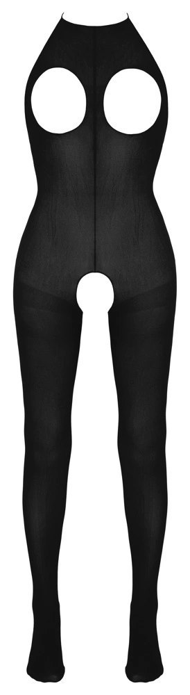 NO:XQSE Kombinezon Intymny Czarny S-L z Odsłonięciem Plecow