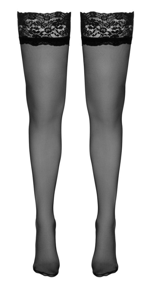 Cottelli Legwear Pończochy Classic Czarny Koronka 20 DEN