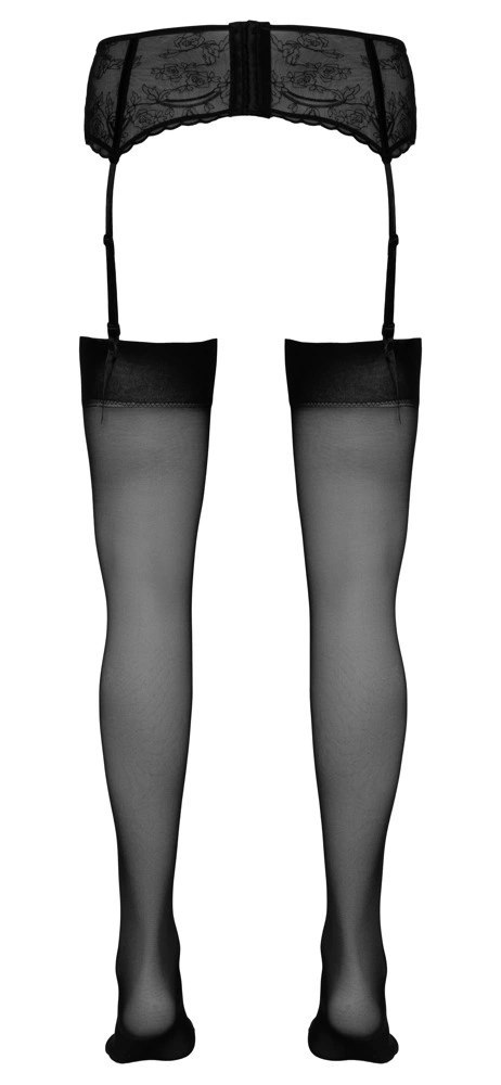 Cottelli Legwear Pończochy Klasyczne Czarne 20 den Do Pasa 6 Rozmiar