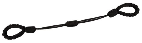 Bad Kitty Cuffs Rope - bawełniane kajdanki linowe czarne, rozmiar 1