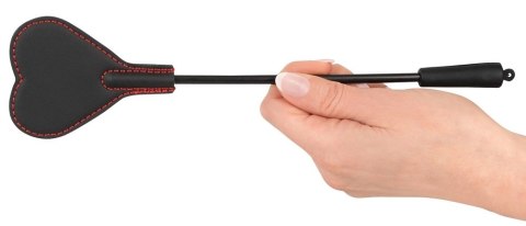 Bad Kitty Dwustronna Packa Serce Czarna 25cm Poliuretan/Futerko