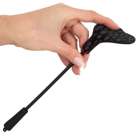 Bad Kitty Dwustronna Packa Serce Czarna 25cm Poliuretan/Futerko