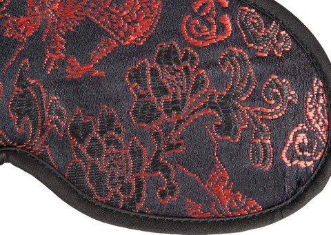 Bad Kitty Zestaw 3-częściowy Czarny Satynowy z Maską i Pejczem