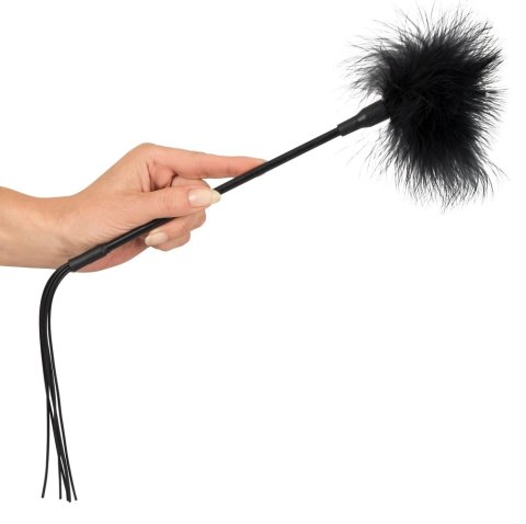 Bad Kitty Zestaw Akcesoriow 4-częściowy Czarny - Kajdanki, Maska, Pejcz, Bat