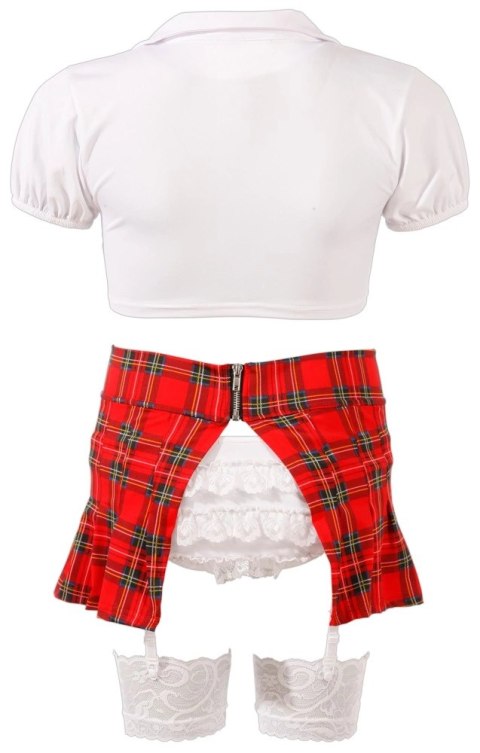 Cottelli Costumes Stroj Szkolny Classic M z krawatem i pończochami