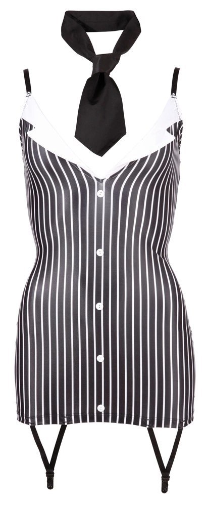 Cottelli Costumes stroj sekretarki L z kołnierzykiem i krawatem