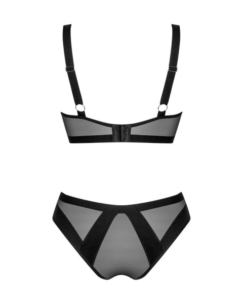 Obsessive Chic Amoria komplet dwuczęściowy czarny M/L komfortowy