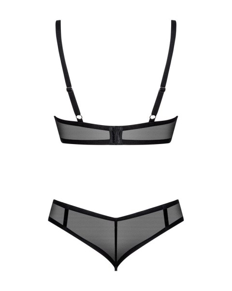 Obsessive Glandez komplet czarny z czerwonym detalem XL/2XL