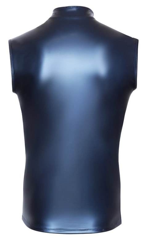 NEK Koszulka Męska Metaliczna Bez Rękawow 2XL Niebieska