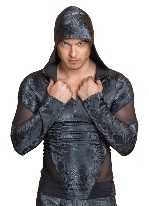 NEK Koszulka Męska Snake Skin L z Kapturem i Zamek Powernet