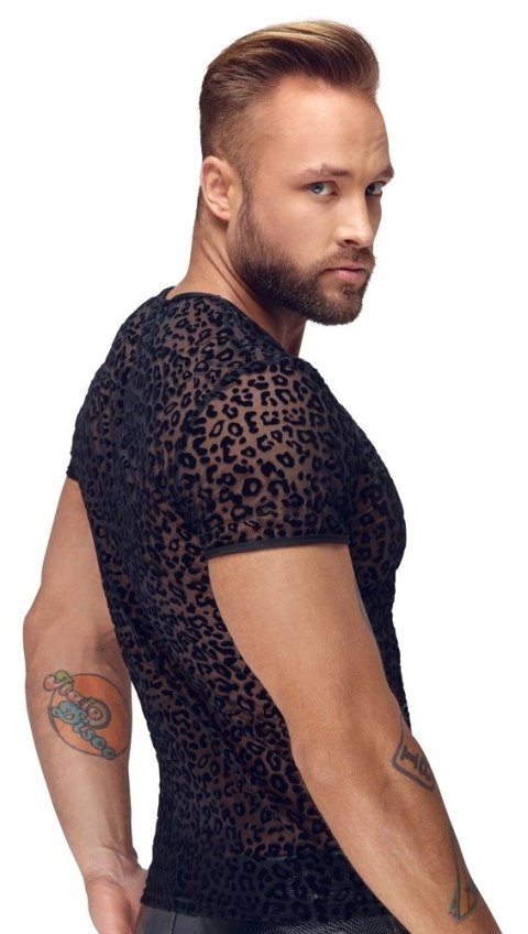 Noir Koszulka Męska Przezroczysta XL Czarna Panterka Powernet