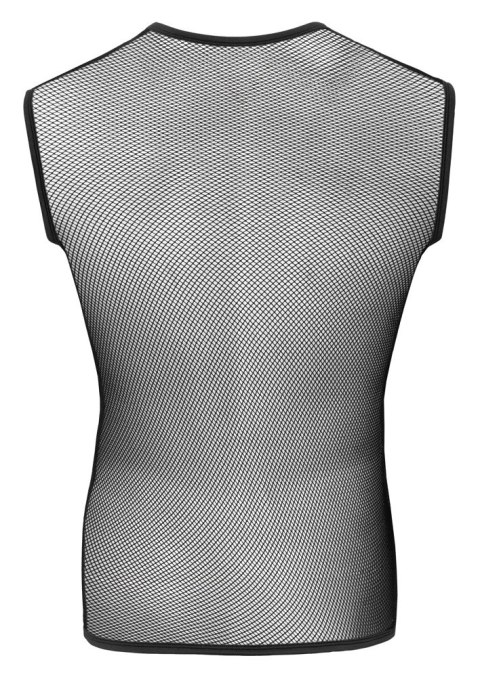 Svenjoyment Bezrękawnik Męski Gruba Siateczka Czarny XL/2XL