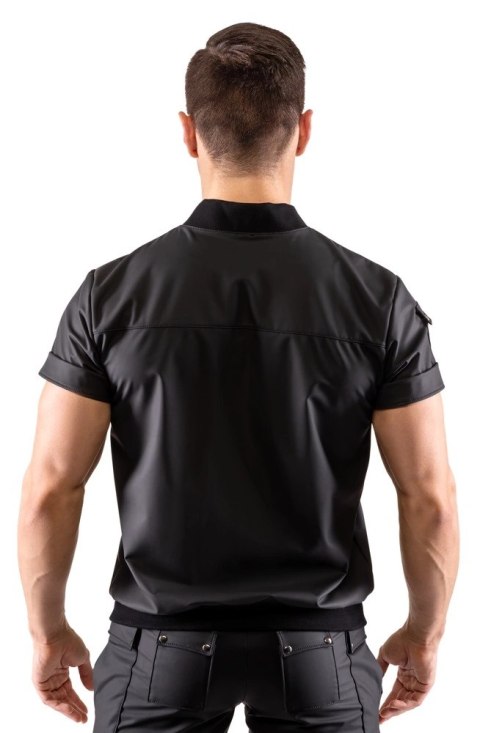 Svenjoyment Koszula Męska 2XL Matowa Czarna z Kieszeniami