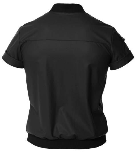 Svenjoyment Koszula Męska L Czarna Matowa z Kieszeniami i Zatrzaskami