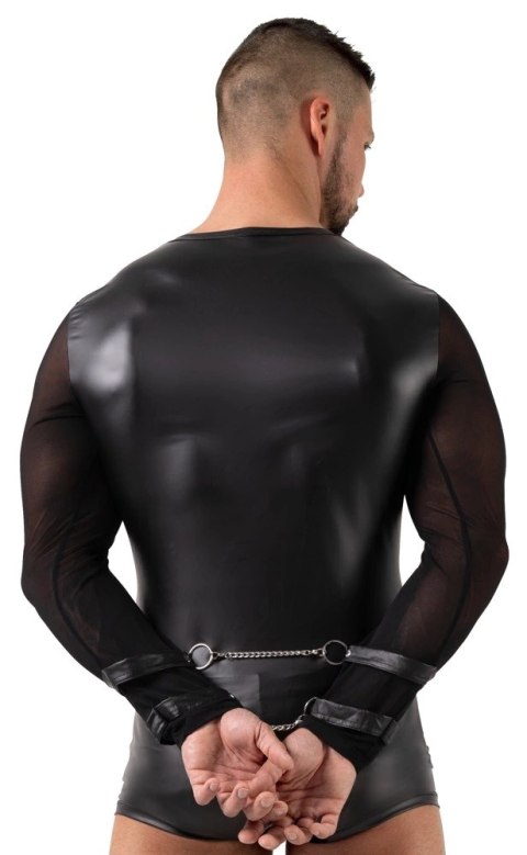 Svenjoyment Koszulka Siateczkowa z Matowym Wykończeniem i Mankietami S