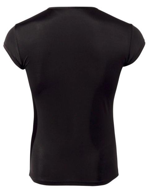 Svenjoyment Męska Koszulka Czarna Elastyczna M z Guziczkami