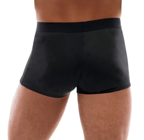 Svenjoyment Bokserki męskie XL czarne z ozdobnymi kryształkami