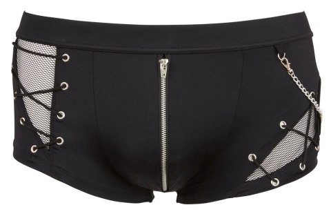 Svenjoyment Bokserki Męskie Czarny Zamek Łańcuszek S Stylowa Siatka