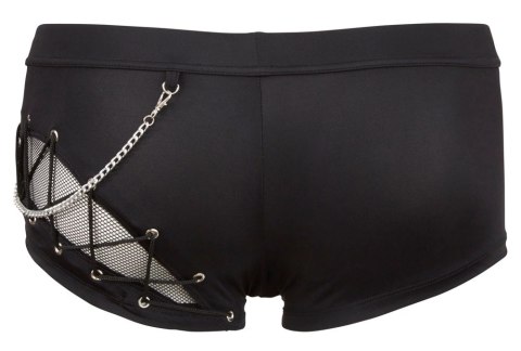 Svenjoyment Bokserki Męskie Czarny Zamek Łańcuszek S Stylowa Siatka