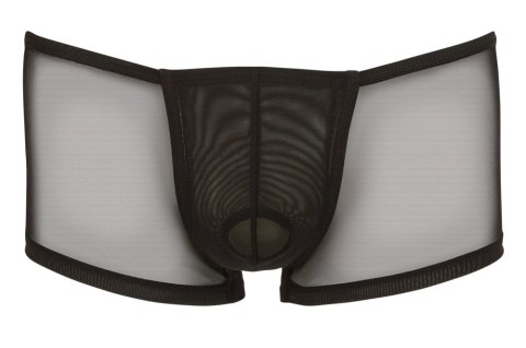 Svenjoyment Bokserki męskie połprzezroczyste czarne 2XL z anatomicznym profilowaniem