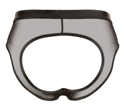 Svenjoyment Slipy Męskie Siateczkowe Otwarte Tył Czarne M