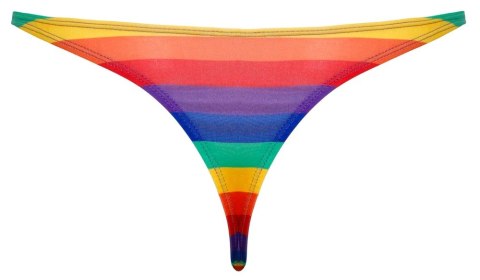 Svenjoyment Stringi Męskie Rainbow Comfort XL Kolorowe Paski
