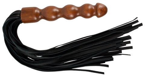 ZADO Flogger Skorzany z Drewnianą Rączką 60 cm - Model Premium