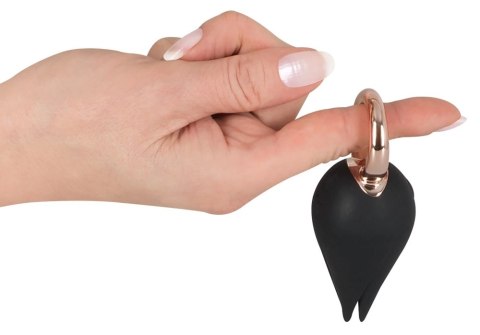 Belou Finger Vibe czarno-złoty - precyzyjny model na palec, 7 trybow