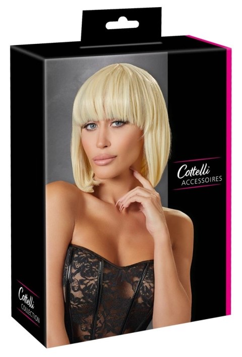 Cottelli Accessoires peruka damska jasny blond bob regulowana 28 cm