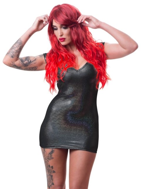 Cottelli Accessories Peruka Długa Regulowana Czerwona 63 cm