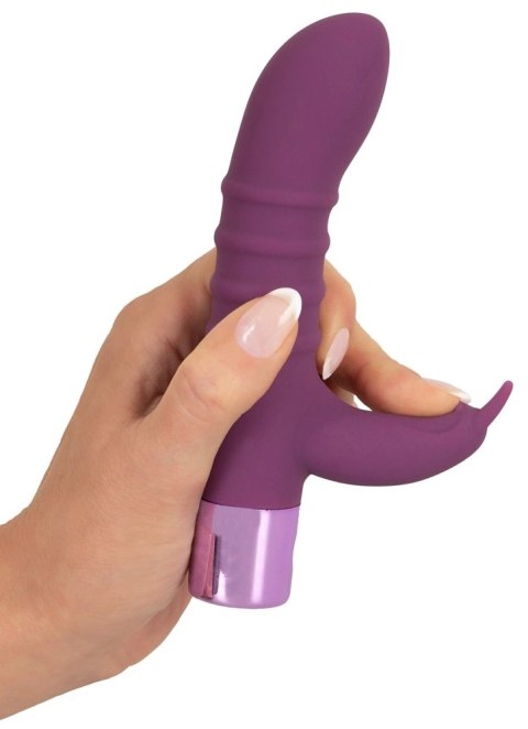 Elegant Series Rabbit Vibe Fioletowy 15 trybow - silikonowy, ładowalny