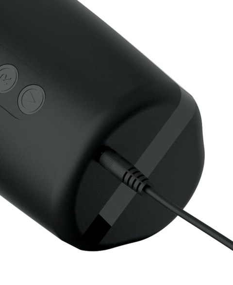 PDX Elite 603912755213 Czarna maszyna intymna z 5 trybami wibracji i 3 trybami ssania