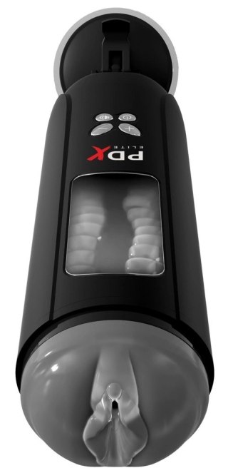 Pipedream PDX Elite Automatic Expert czarny system intymny z dźwiękiem 5-biegowy