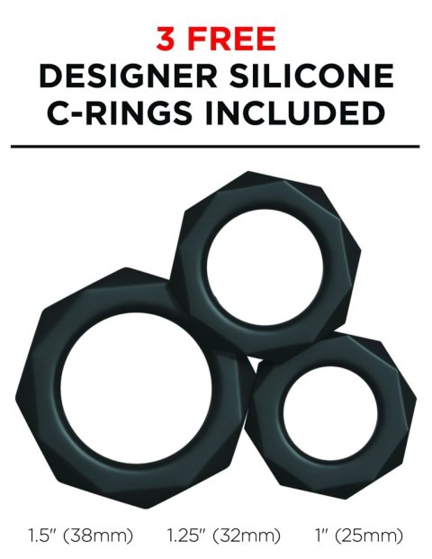 Pipedream PDX Elite Hydrobator Czarny - Wodoodporna maszyna intymna, 2 otwory, 7 trybow