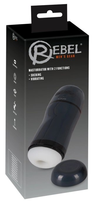 Rebel Intimate Device Vibration & Suction Czarny 21,8 cm - podręczny model