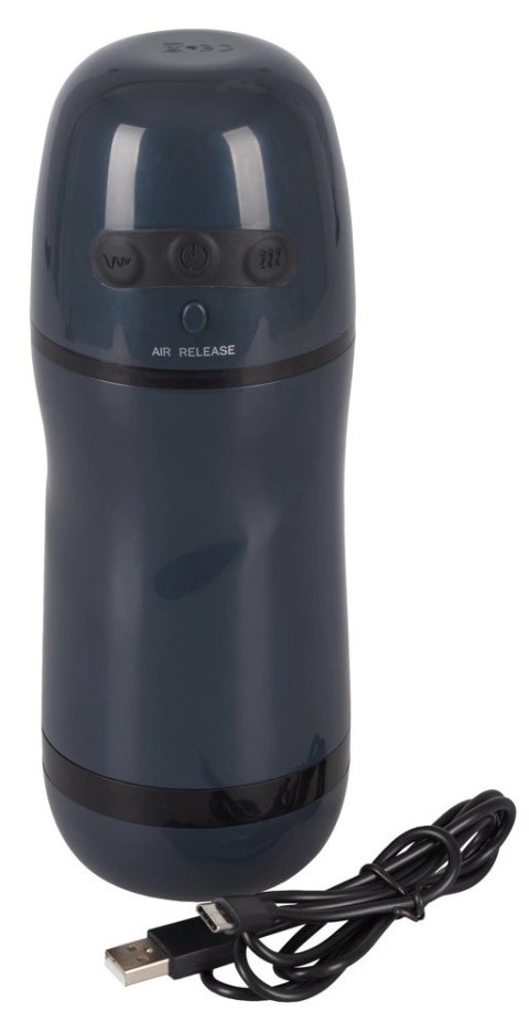 Rebel Intimate Device Vibration & Suction Czarny 21,8 cm - podręczny model