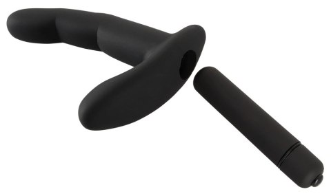 Rebel Wibrator Elastyczny Czarny do Masażu Prostaty i Punktu-G 13,8 cm