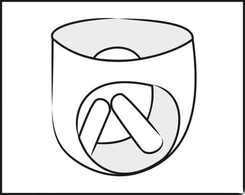 ZADO Regulowane skorzane stringi z dwoma wkładami czarne S/M