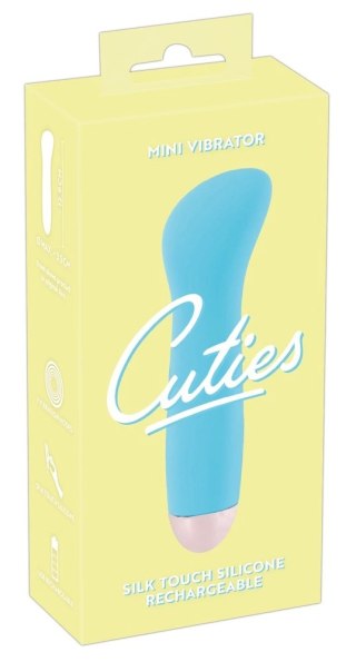 Cuties Mini Wibrator Niebieski 7 Trybow Wodoodporny 12,9 cm