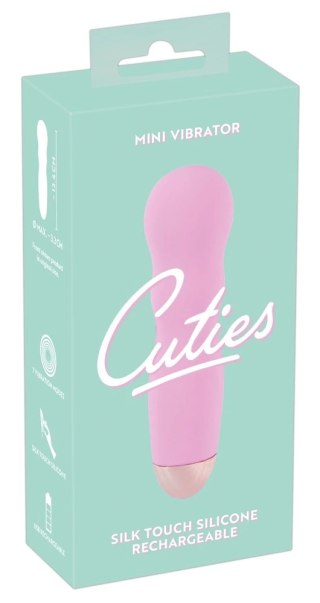 Cuties Mini Wibrator Rożowy 7 Trybow Wodoodporny 12,4 cm USB