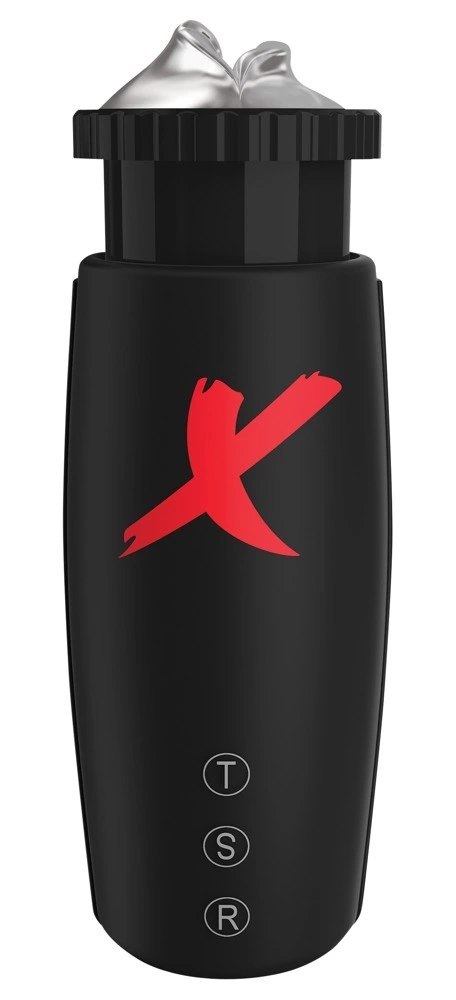 PDX Elite Moto Bator - Automatyczna maszyna intymna z funkcją ssania i wstrząsow, 22,7 cm